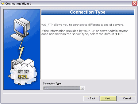 location of ws ftp pro sites