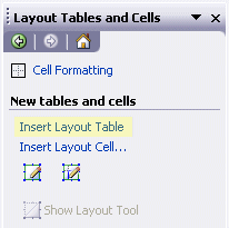 Tables Panel