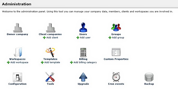 Administartion Page